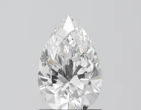 1.06 carat F-VS2 Pear Cut Lab Grown Diamond