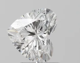 1.68 carat E-VS1 Heart Cut Lab Grown Diamond