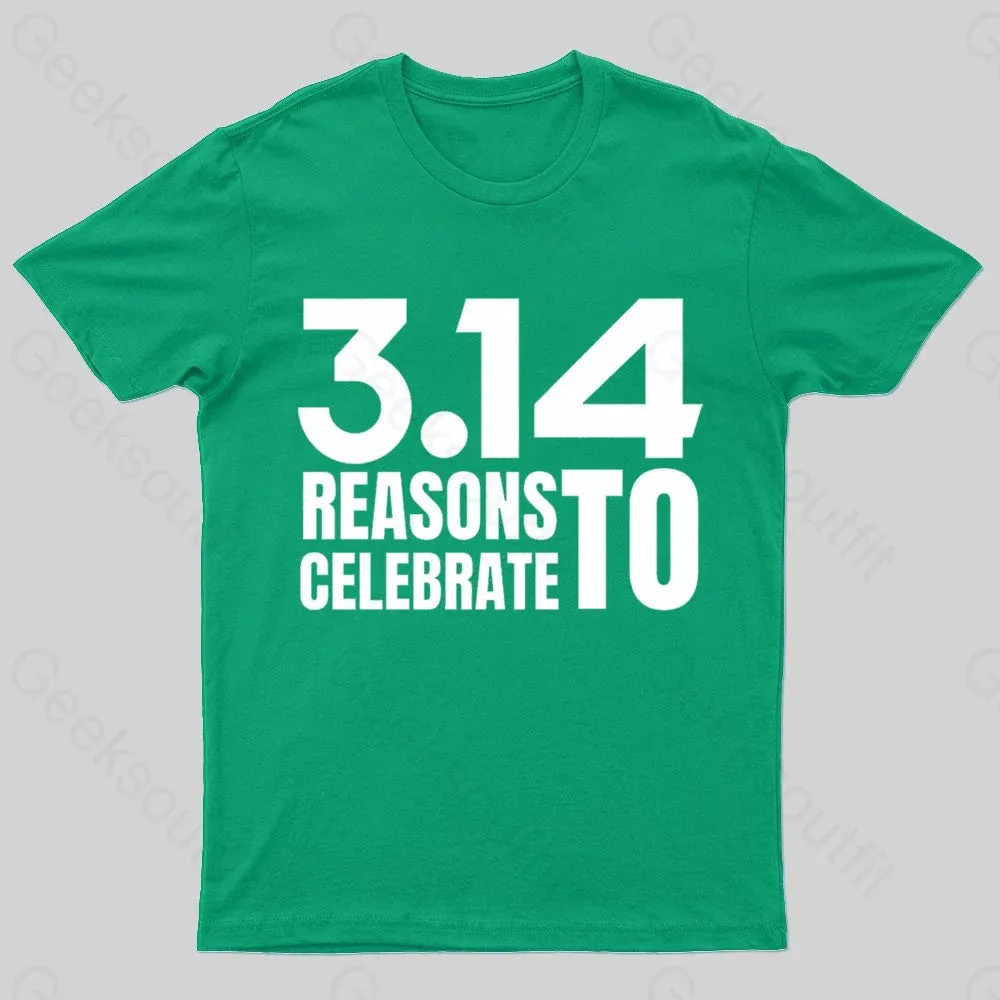 3.14 Reasons To Celebrate Nerd T-Shirt