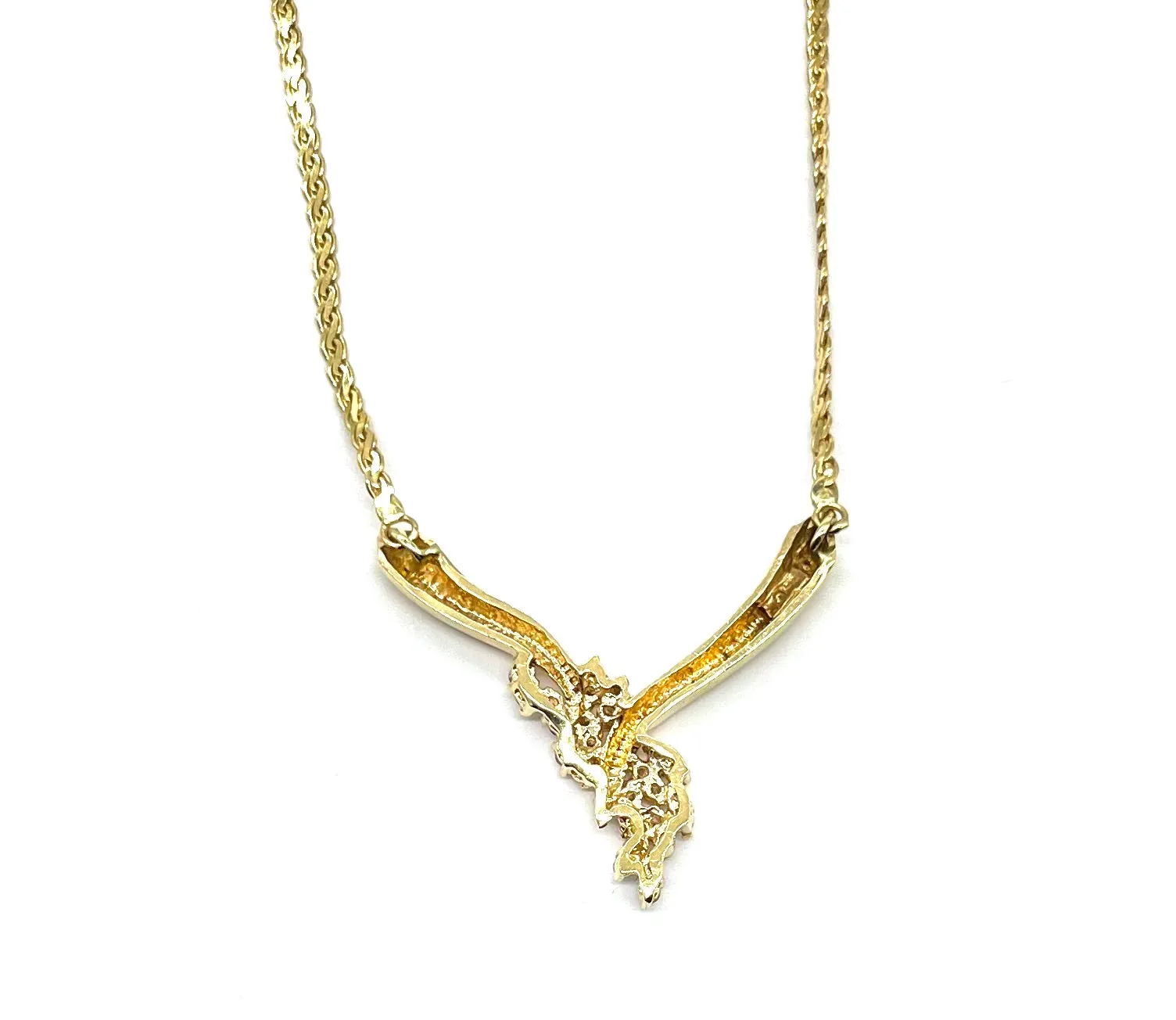 3/4ctw Diamond Station Necklace