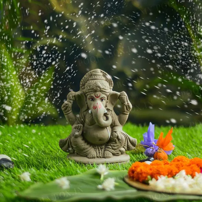 7INCH Tejaswi Eco-Friendly Ganpati | Plant-A-Ganesha