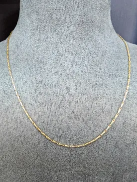 9ct Gold Hayseed Chain Necklace - Various Lengths