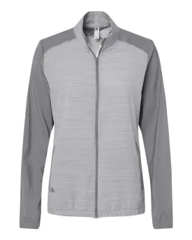 adidas - Women's Heather Block Full-Zip Wind Jacket