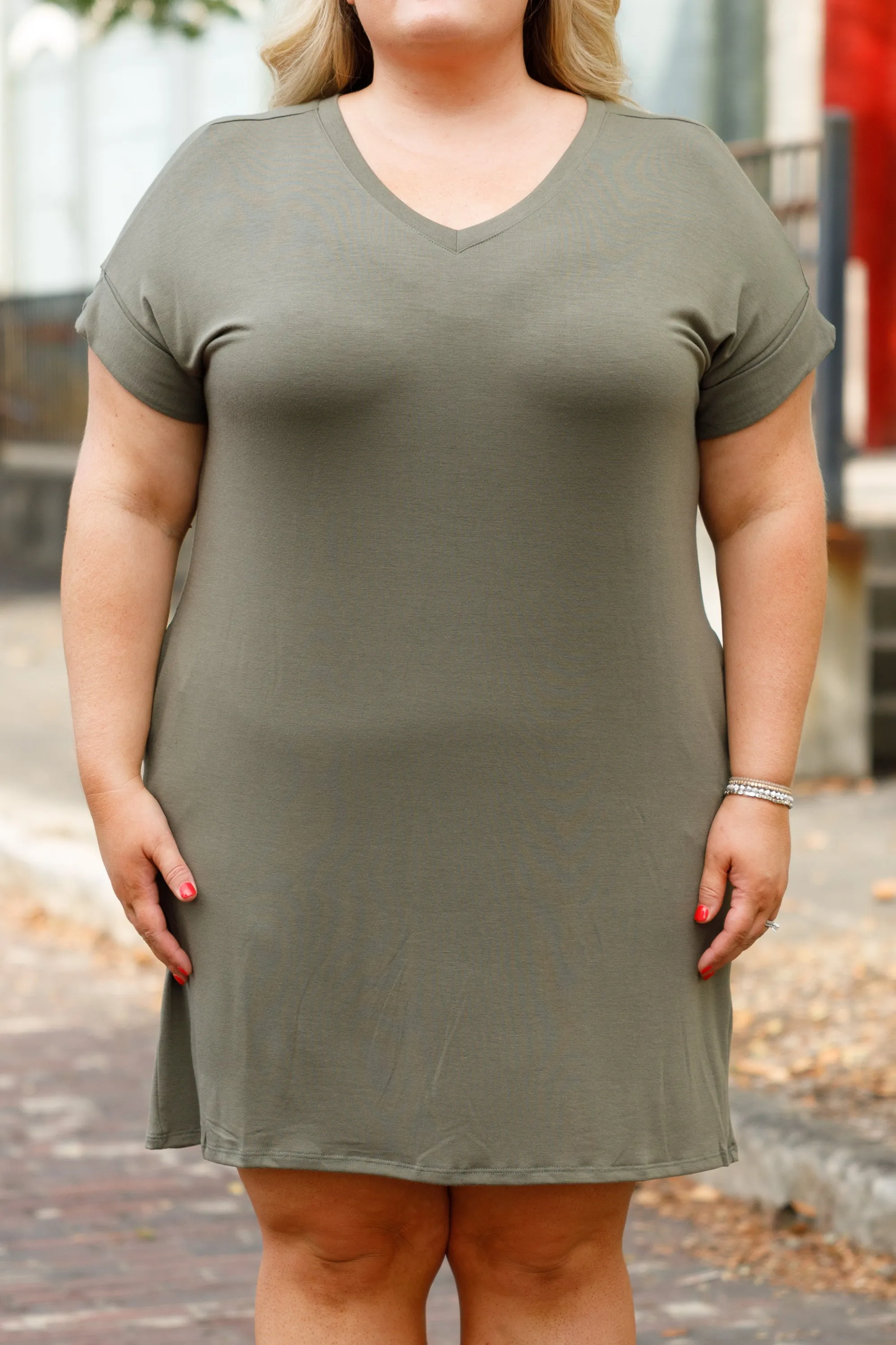 Admire This Beauty Dress, Light Olive