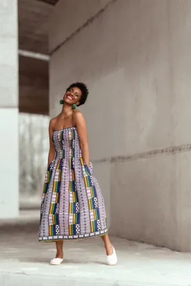 African Summer Dress in Kente