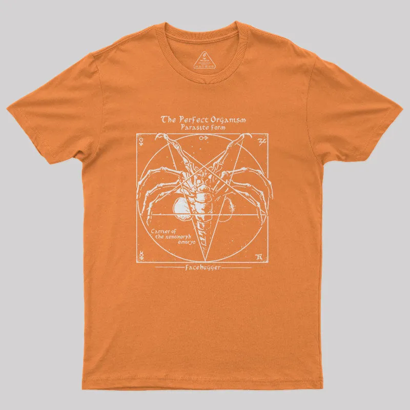 Alien Pentagram Nerd T-Shirt