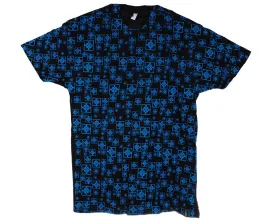 American Apparel BMX S/S Men's T-Shirt - Black/Blue