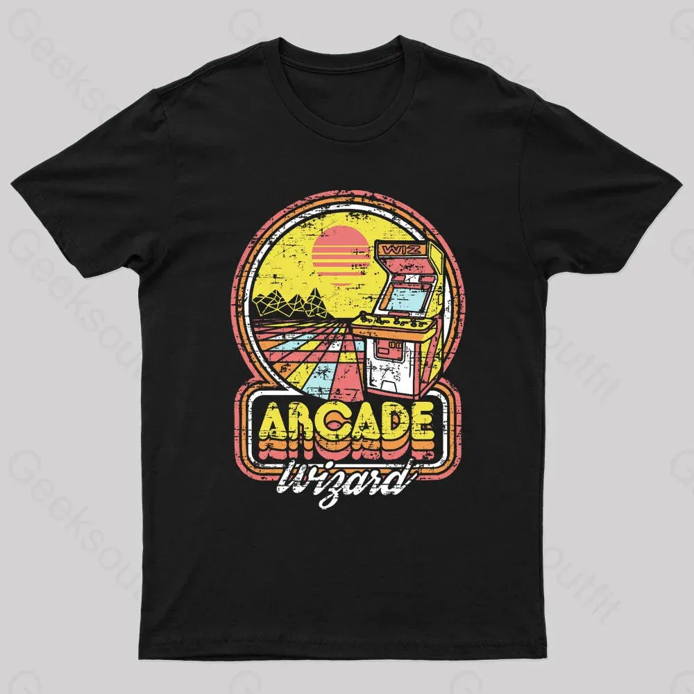 Arcade Wizard Geek T-Shirt