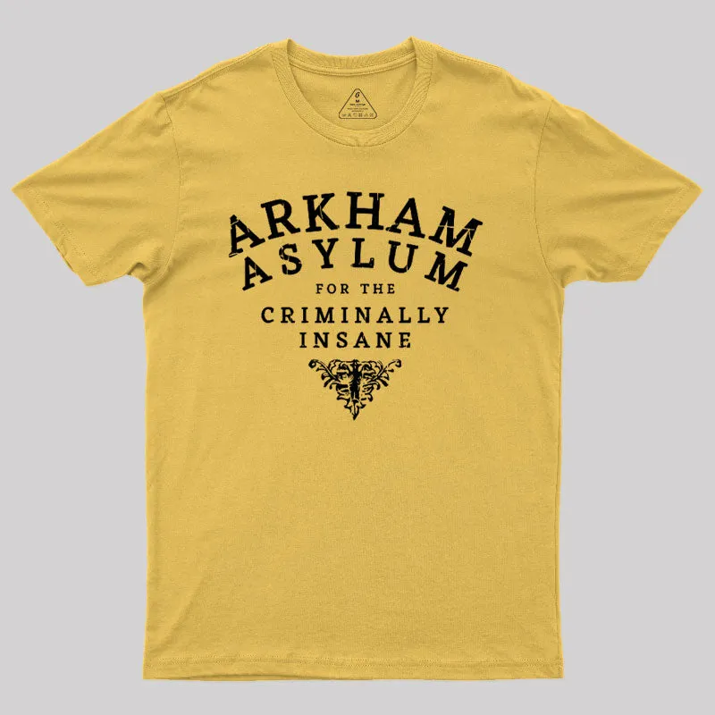 Arkham Asylum Hospital Geek T-Shirt