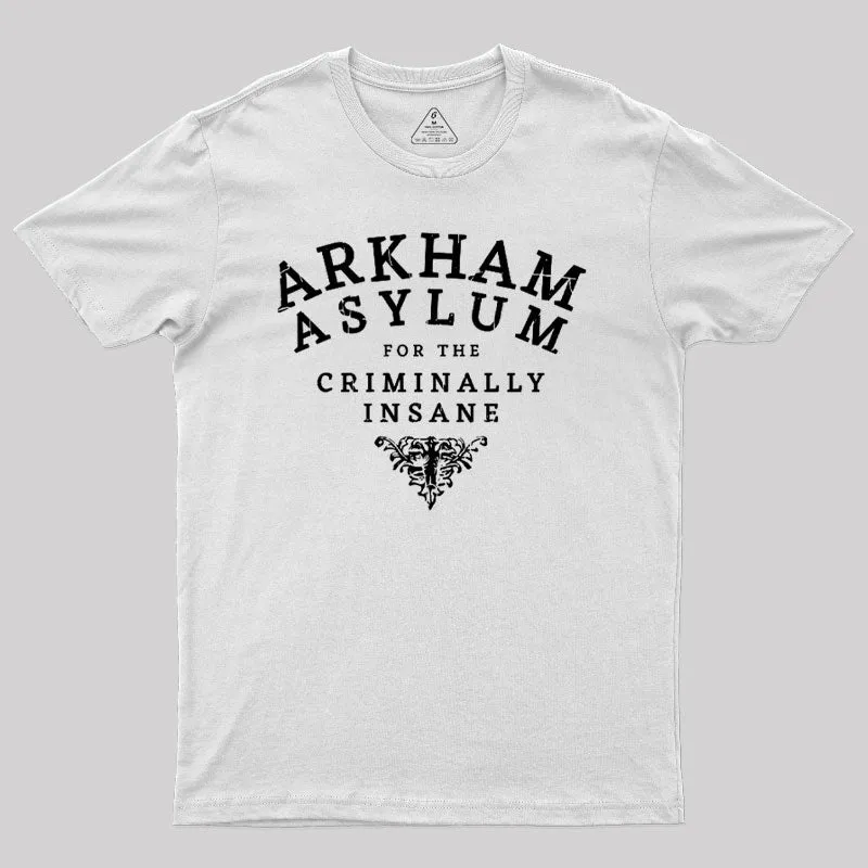 Arkham Asylum Hospital Geek T-Shirt