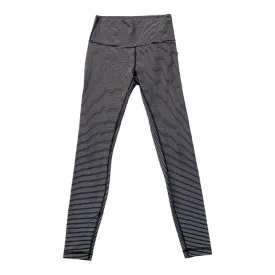 Athletic Leggings By Lululemon In Black & White, Size: 8