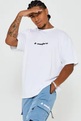 Bartley Oversized Cotton T-Shirt - White