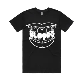 Bloods / White Teeth Logo Black T-Shirt