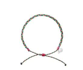 Braided Anklet in Tropical Summer