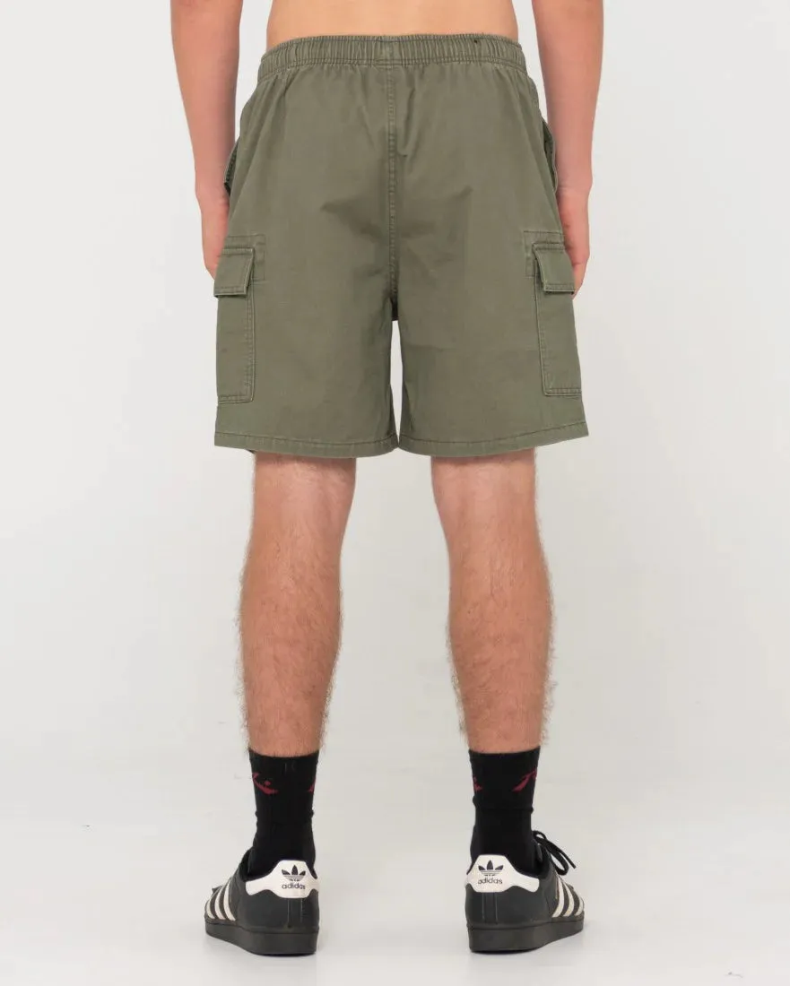 Camper Cargo Elastic Short - Army