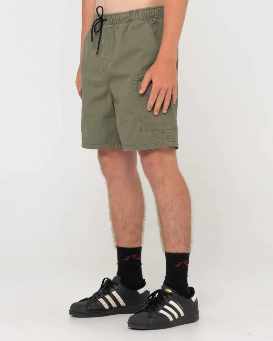 Camper Cargo Elastic Short - Army