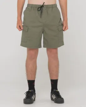 Camper Cargo Elastic Short - Army