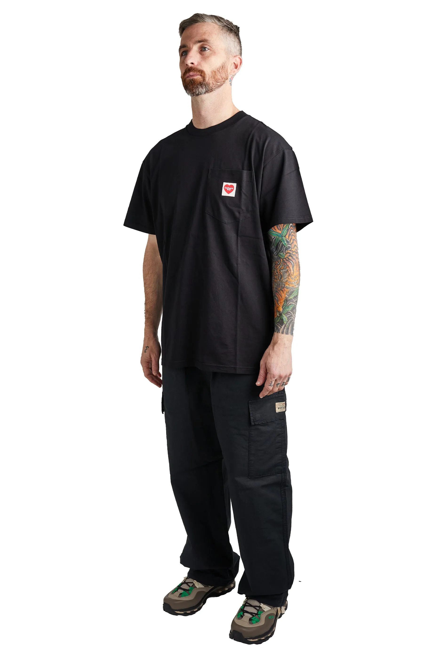 Carhartt WIP Heart Pocket Tee 'Black'