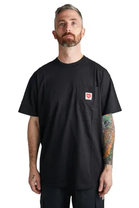 Carhartt WIP Heart Pocket Tee 'Black'