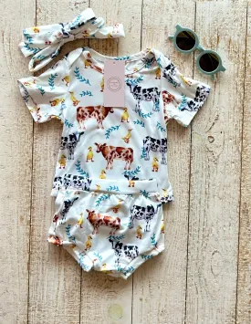 Cow   Duck 3 Piece Set