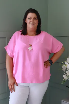 Freya Blouse in Pink