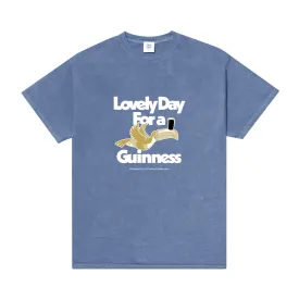 Guinness x UN:IK 'Lovely Day' Vintage Washed Tee - Blue