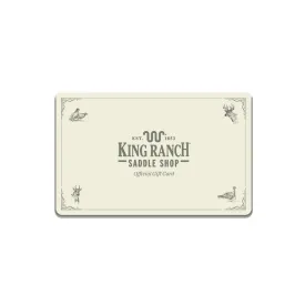 King Ranch Saddle Shop Digital Gift Card