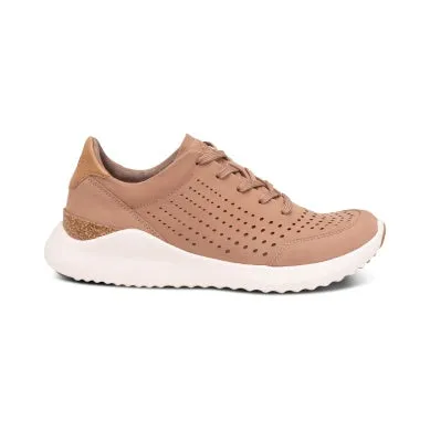 Laura Lace Up Sneaker in Almond CLOSEOUTS