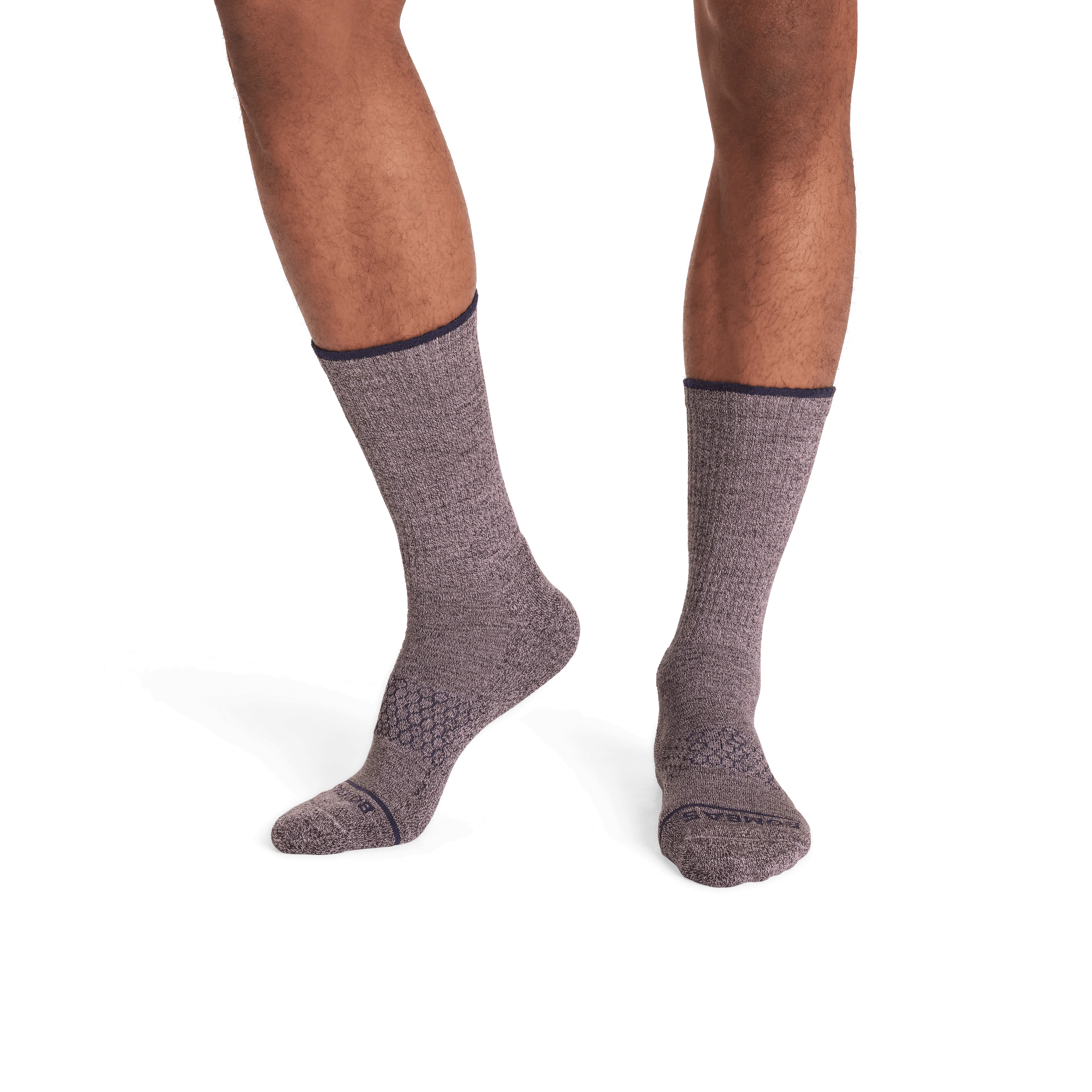 Men's Merino Wool Blend Calf Sock 4-Pack