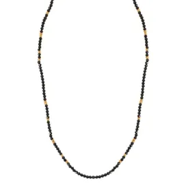 NECKLACE STONE DOT ONYX