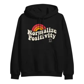 Normalize Positivity Black Hoodie