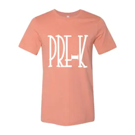 Pre-K Tall Letters Shirt