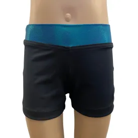 PW Dancewear Agile Hotpants - Peacock Blue Mistique