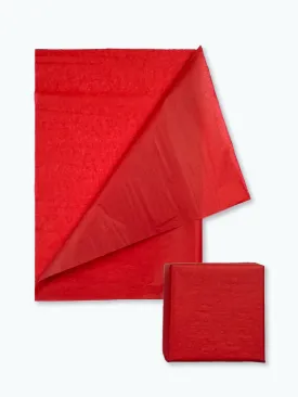 Red Tissue Paper for Sustainable Packaging- MOQ 100 sheets