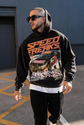 Speed Freaks Hoodie - Acid Black