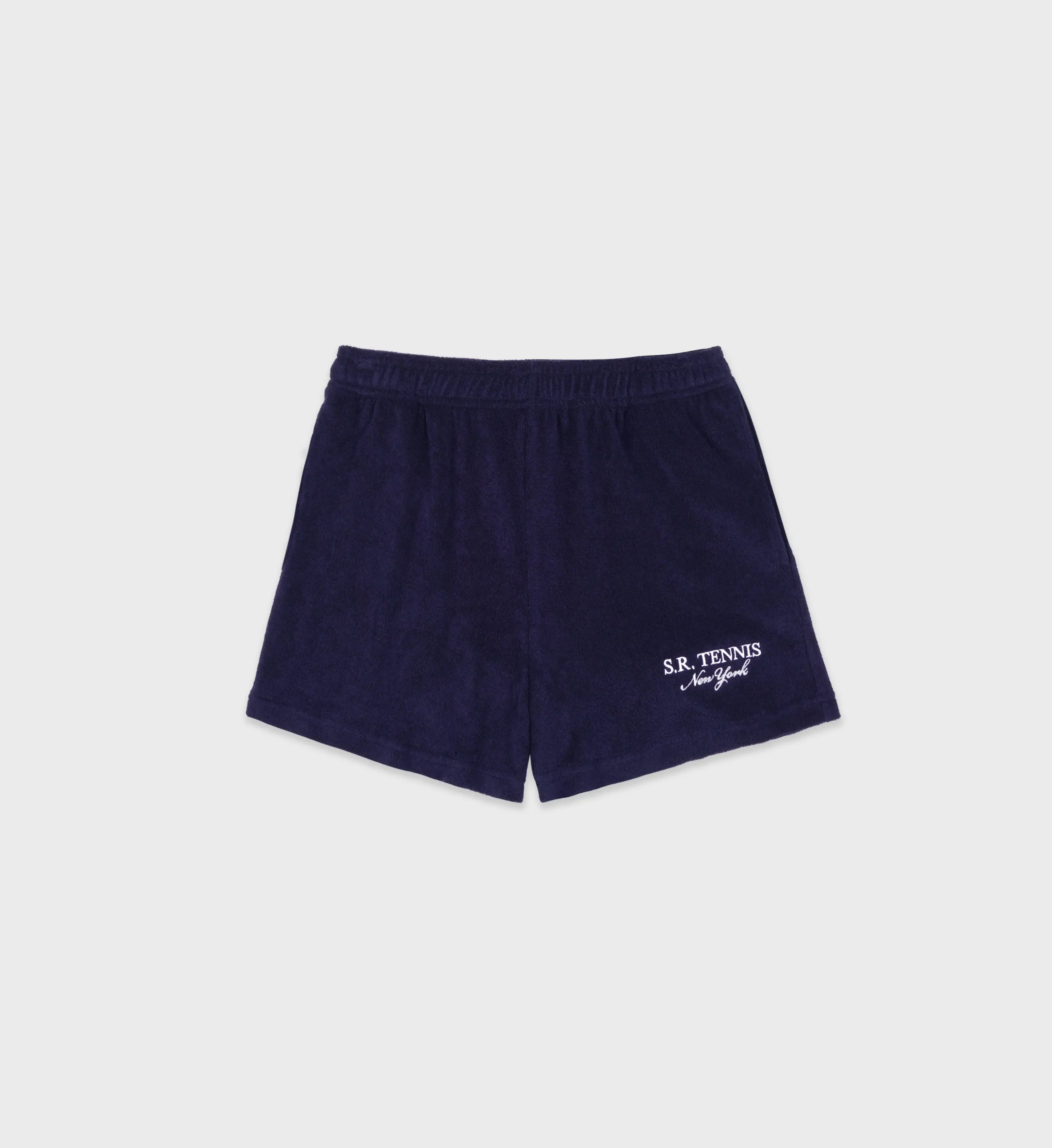 SR Tennis Terry Short - Navy/White