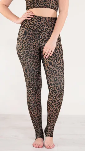 Tan Leopard - Reversible Leggings