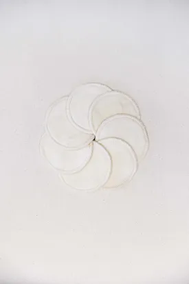 Undyed Organic Makeup Remover Pads